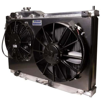GReddy 00-09 Honda S2000 Dual Fan Shroud w/ Dual SPAL Fans - Black