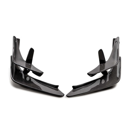 Seibon 23-24 Honda Civic Type-R Carbon Front Bumper Canards