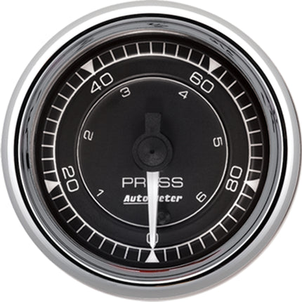 Autometer Chrono 2-1/16in 100PSI Digital Stepper Motor Pressure Gauge - Chrome