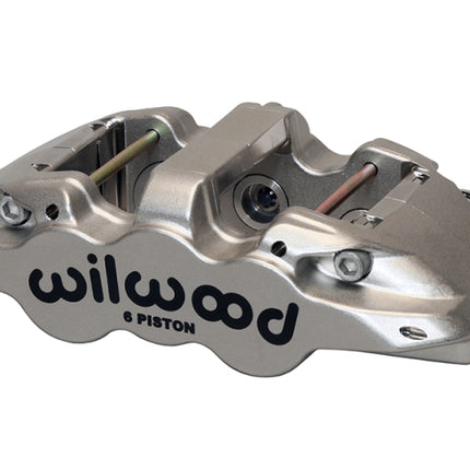 Wilwood Caliper-Aero6-ST-R/H-Nickel (.80 Thk Pad) 1.75/1.38/1.38in Pistons 1.25in Disc