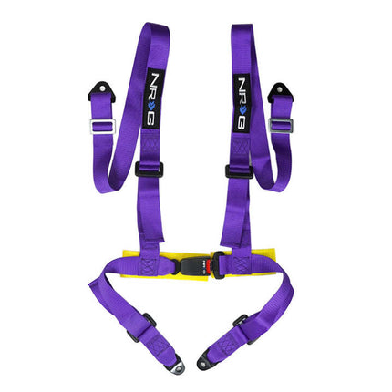 NRG 4 Point Seat Belt Harness / Buckle Lock- Purple
