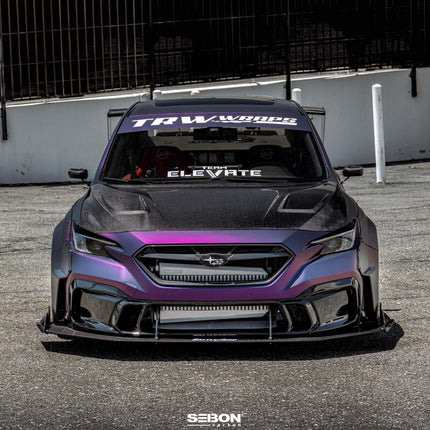 Seibon 22-24 Subaru WRX VSII-Style Carbon Fiber Hood