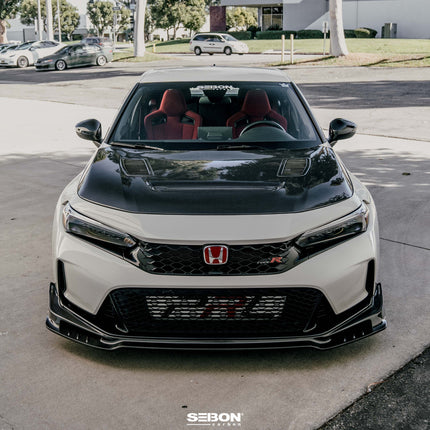 Seibon 23-26 Honda Civic Type-R GT-Style Double Sided Carbon Fiber Hood