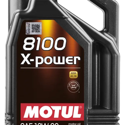 Motul 5L Synthetic Engine Oil 8100 10W60 X-Power