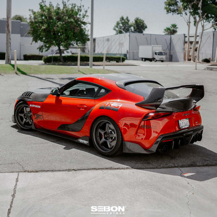 Seibon 2020 Toyota GR Supra MB-Style Carbon Fiber Rear Diffuser