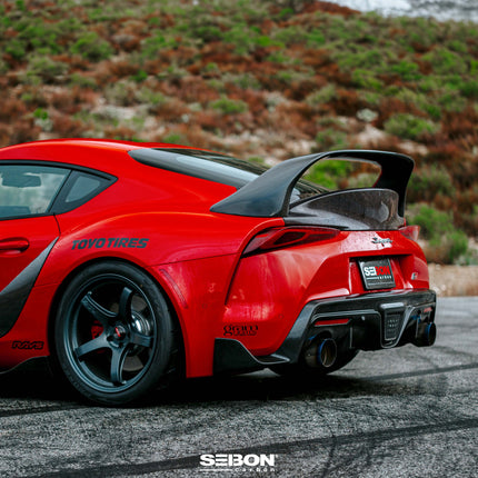 Seibon 2020 Toyota GR Supra Carbon Fiber Rear Diffuser