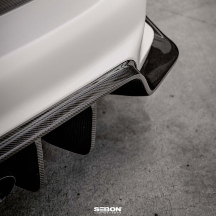 Seibon 2023+ Honda Civic Type R MB-Style Carbon Fiber Rear Diffuser