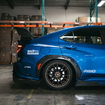 Seibon 2022 Subaru WRX Carbon Fiber Rear Fender Trim