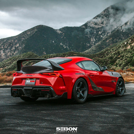 Seibon 2020 Toyota GR Supra MB-Style Carbon Fiber Rear Spoiler