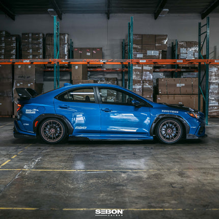 Seibon 2022 Subaru WRX MB-Style Carbon Fiber Side Skirts
