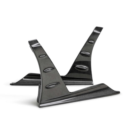 Seibon 23-25 Honda Civic Type-R MB-Style Carbon Fiber Front Side Skirt Extensions