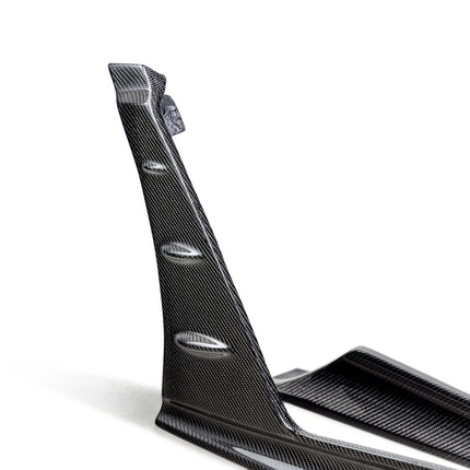 Seibon 23-25 Honda Civic Type-R MB-Style Carbon Fiber Front Side Skirt Extensions