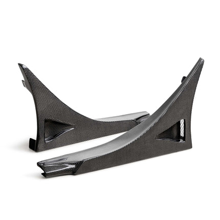Seibon 23-25 Honda Civic Type-R MB-Style Carbon Fiber Rear Side Skirt Extensions